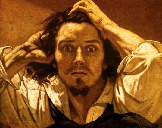 I didn't know that stuff!  (Courbet Self Portrait)